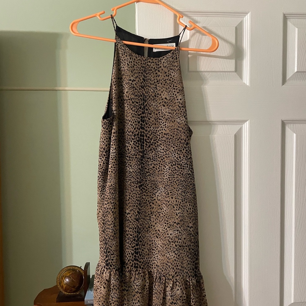 Leopard Print Mini Dress